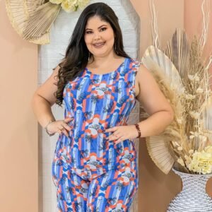 Conjunto Camiseta em Liganete