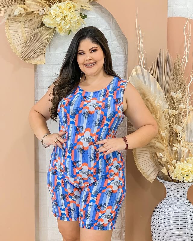 Conjunto Camiseta em Liganete