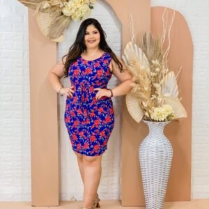 Vestido em Liganete - Modelo Camiseta